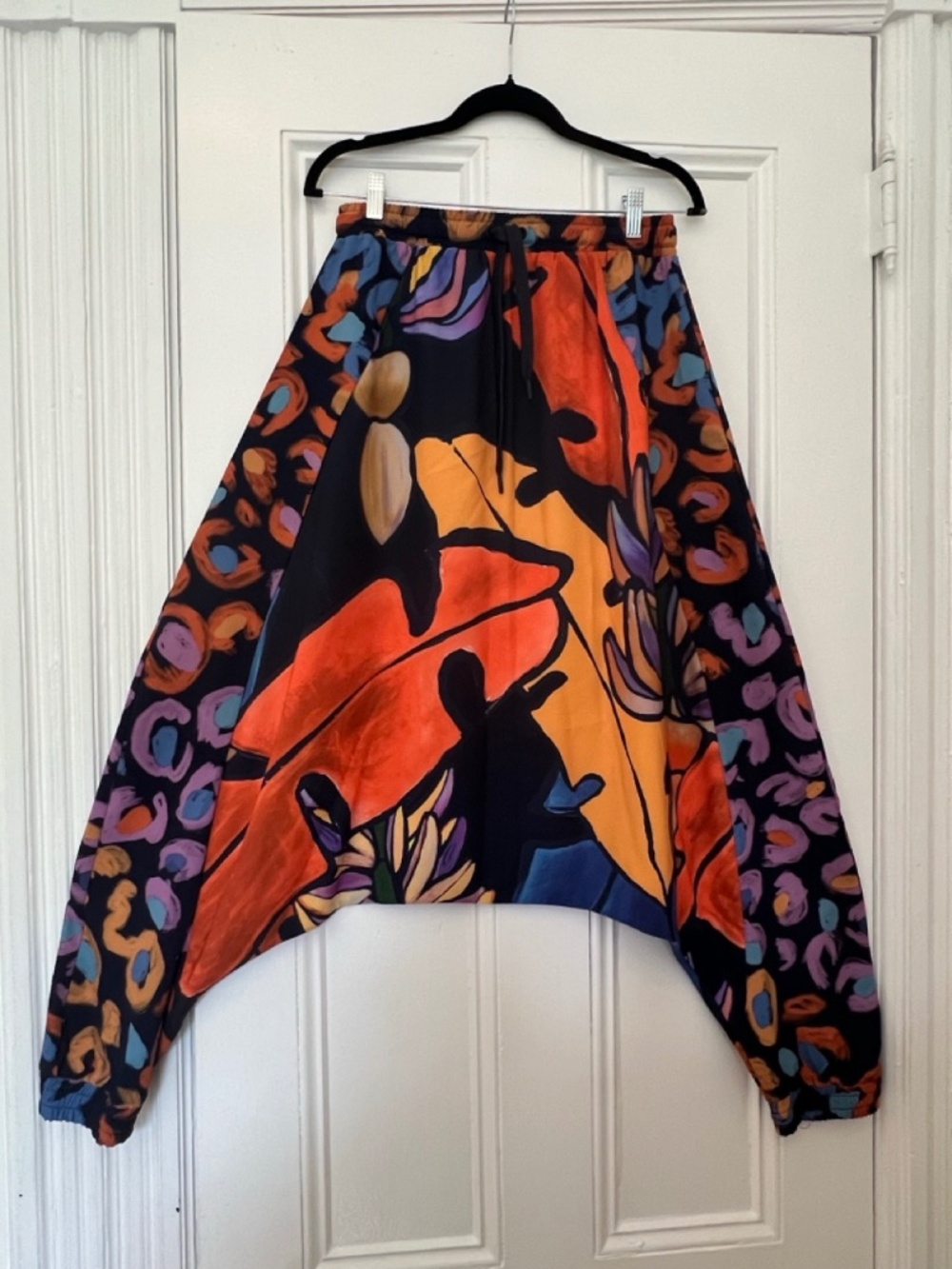 Farm Rio Printed Drop-Crotch Pants Size M